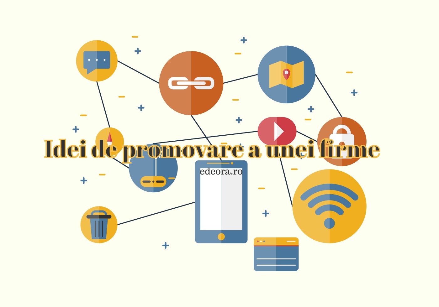 Idei de promovare a unei firme edcora.ro